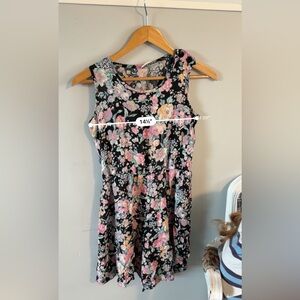 Vintage Floral Sleeveless Romper